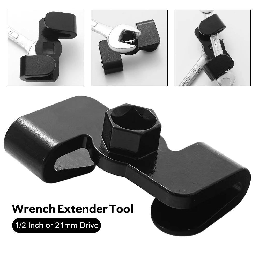 1PC Universal Wrench Extender Alloy Steel Wrench Extension Tool Bar with 1/2 Inch or 21mm Hex Drive for Handling Stubborn Screws
1PC Universal Wrench Extender Alloy Steel Wrench Extension Tool Bar with 1/2 Inch or 21mm Hex Drive for Handling Stubborn Screws