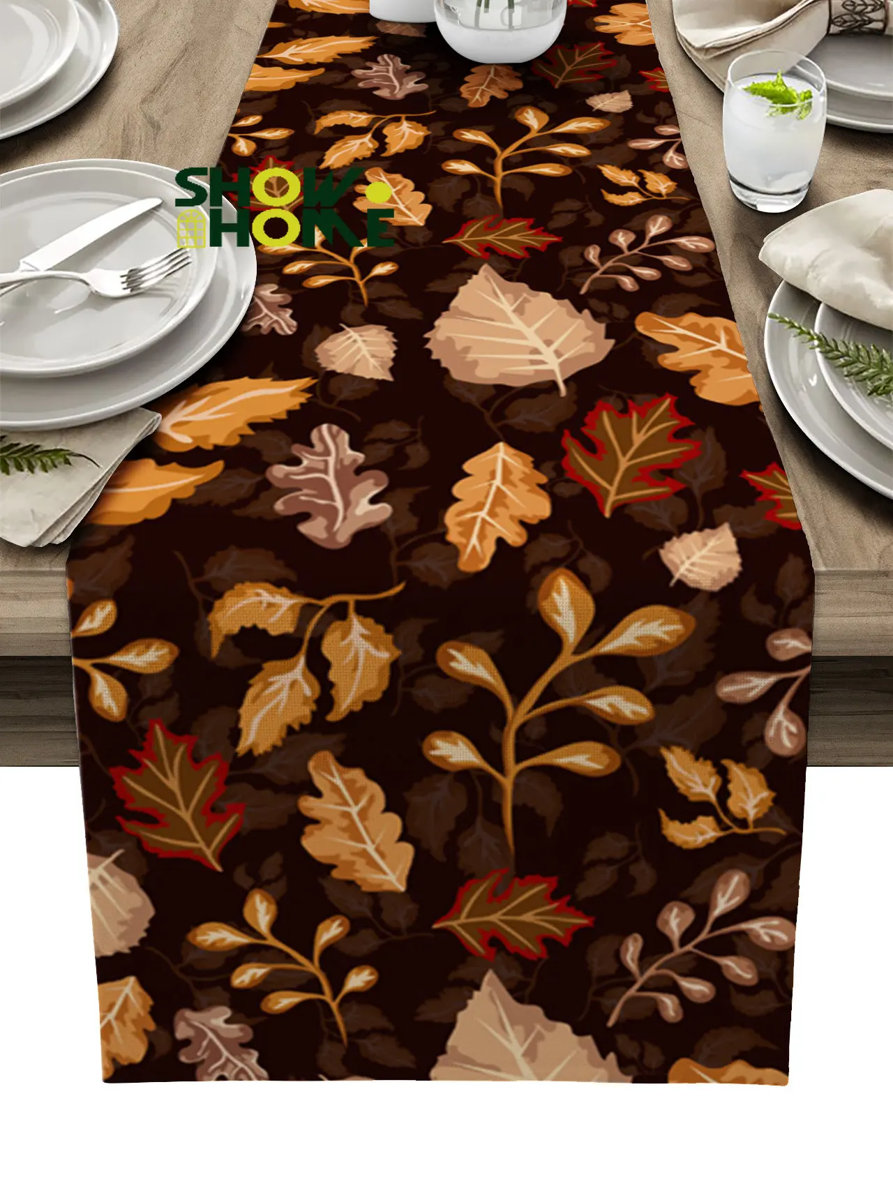 Autumn Farmhouse Retro Maple Leaf Texture Table Runner Dining Table Wedding Party Christmas Cake Floral Tablecloth Decoration
Autumn Farmhouse Retro Maple Leaf Texture Table Runner Dining Table Wedding Party Christmas Cake Floral Tablecloth Decoration