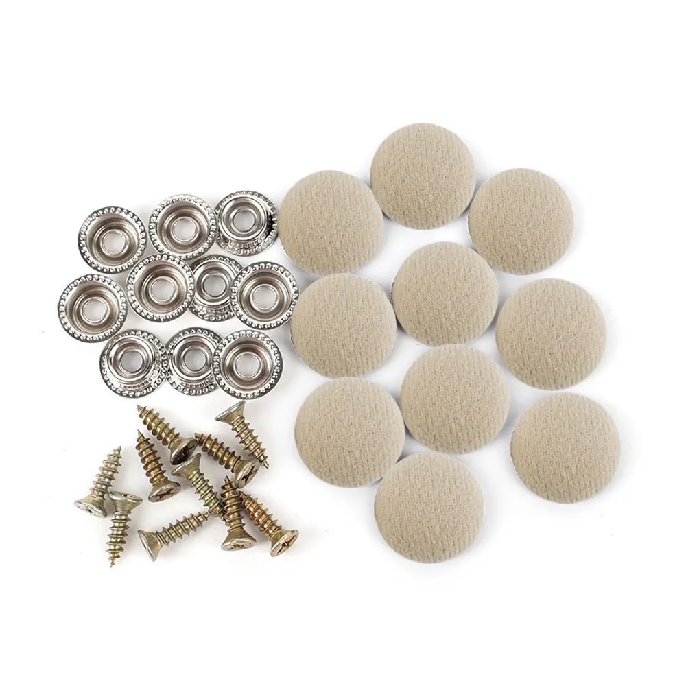 40pcs Universal Car Interior Roof Buckles Headliner Ceiling Cloth Fixing Screw Care Fabric Buckle Rivets Retainer Cap Repair
40pcs Universal Car Interior Roof Buckles Headliner Ceiling Cloth Fixing Screw Care Fabric Buckle Rivets Retainer Cap Repair
