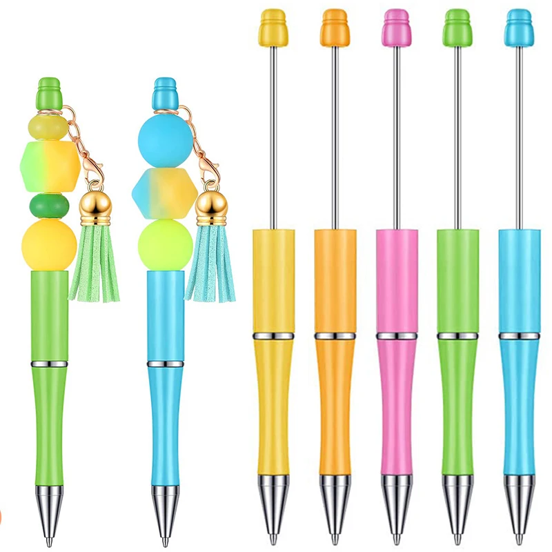 150Pcs Beadable Pens Plastic Bead Pen DIY Pens Black Ink Ballpoint Pens Students Teacher Gift Office School Supplies
150Pcs Beadable Pens Plastic Bead Pen DIY Pens Black Ink Ballpoint Pens Students Teacher Gift Office School Supplies
