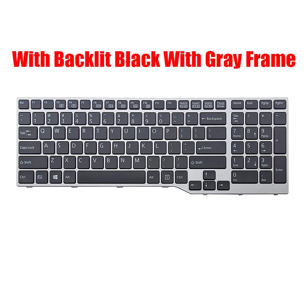 English US Keyboard For Fujitsu For LifeBook E554 E556 E557 E753 E754 E756 MP-12S93USJD85W CP629307-03 CP670822-01 FJM14B93US-D8
English US Keyboard For Fujitsu For LifeBook E554 E556 E557 E753 E754 E756 MP-12S93USJD85W CP629307-03 CP670822-01 FJM14B93US-D8