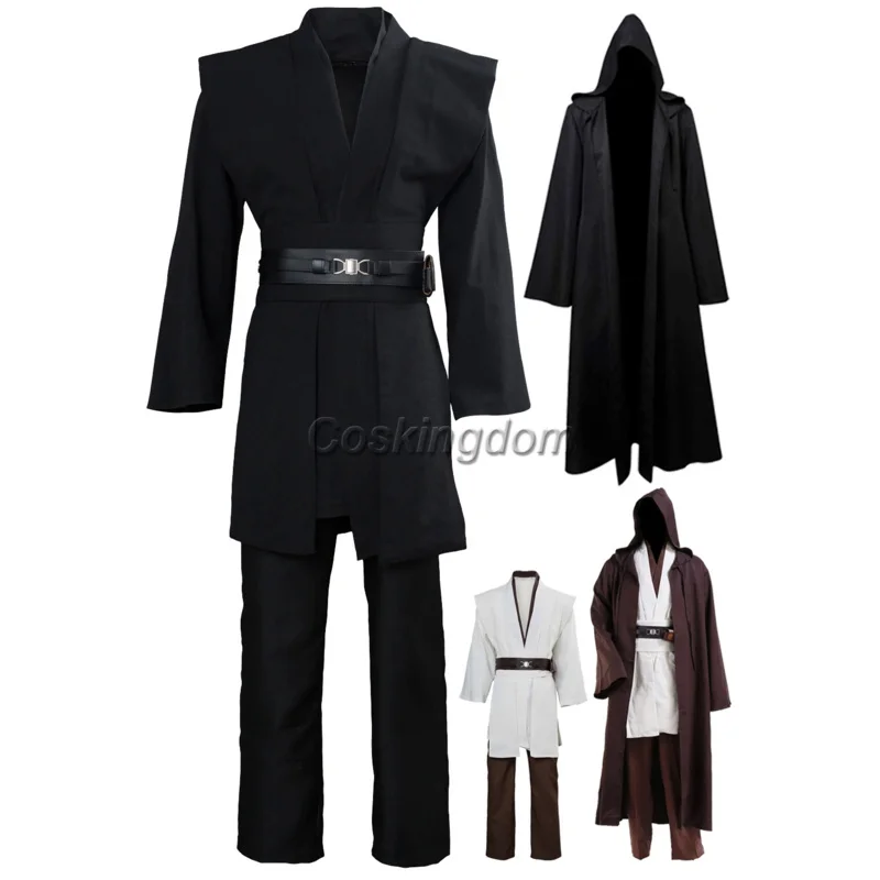 Anakin Obi Wan Cosplay Fantasia Movie Space Battle Jedi Costume Cloak Adult Men Fantasy Male Halloween Carnival Party Clothes
Anakin Obi Wan Cosplay Fantasia Movie Space Battle Jedi Costume Cloak Adult Men Fantasy Male Halloween Carnival Party Clothes