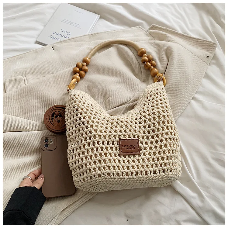 Summer Hollow Woven Tote Bag - Large Capacity 37 S3338383e6d4041049605fb02b93eddcfK
