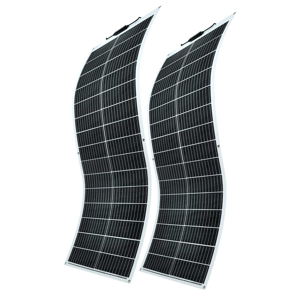 Panel Solar de 200W/100W, módulo de paneles solares, célula monocristalina de 100 vatios o 200 vatios para coche, barco, hogar, RV, cargador de batería Panel Solar de 200W/100W, módulo de paneles solares, célula monocristalina de 100 vatios o 200 vatios para coche, barco, hogar, RV, cargador de batería