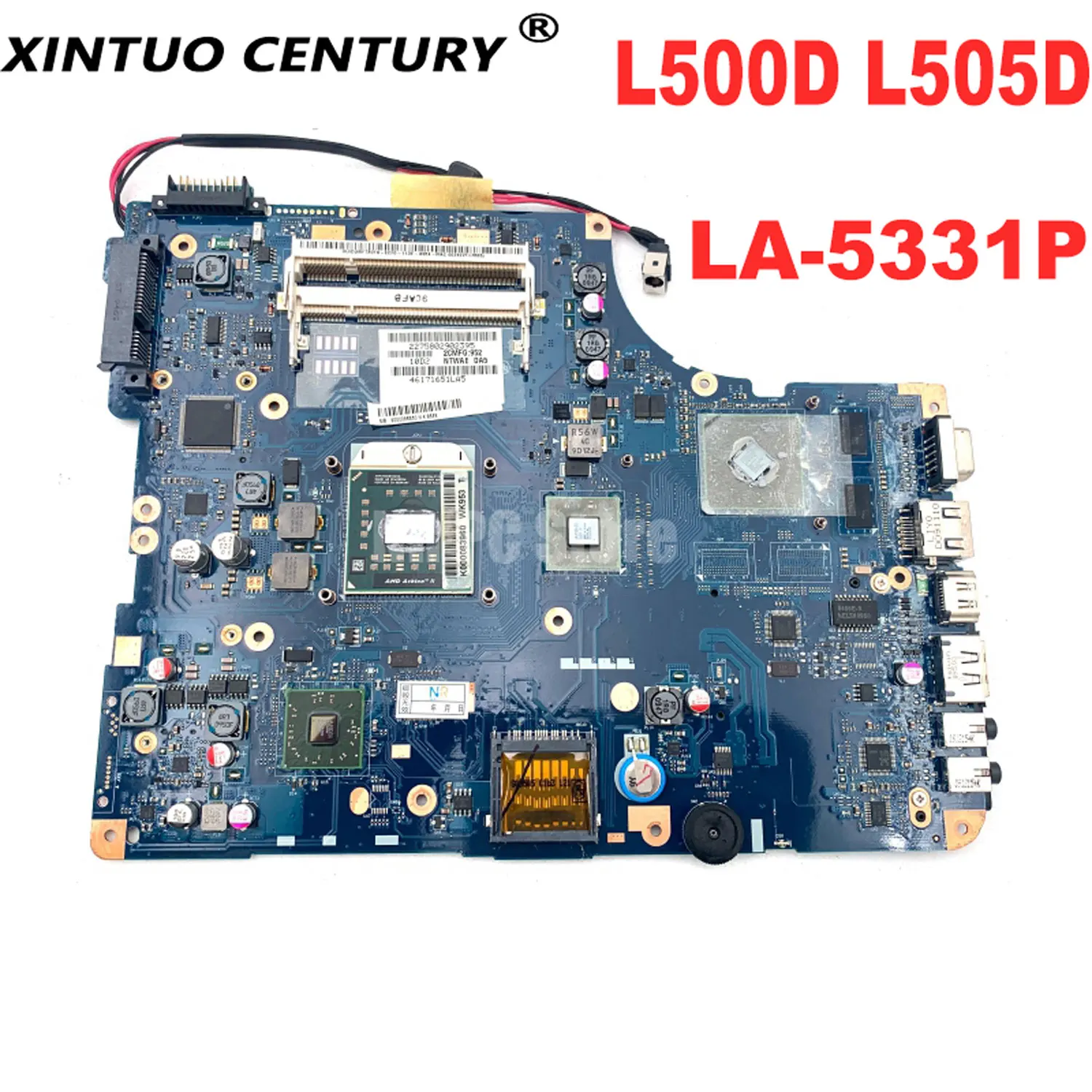 Материнская плата K000086530 для ноутбука Toshiba Satellite L500D L505D, материнская плата для ноутбука 17 дюймов с HD GPU DDR2 100%, протестированная работа
Материнская плата K000086530 для ноутбука Toshiba Satellite L500D L505D, материнская плата для ноутбука 17 дюймов с HD GPU DDR2 100%, протестированная работа