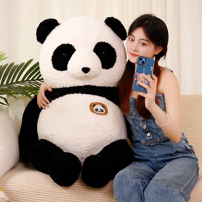 

Big Size Giant Panda Plush Toys Soft Stuffed Animal Cartoon Chubby Panda Plushie Pillows Kawaii Baby Appease Doll for Kids Gifts