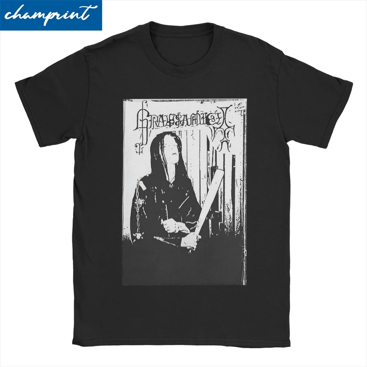 Черная металлическая Мужская и женская футболка grausamaksi, крутые футболки с коротким рукавом и круглым вырезом, футболки из чистого хлопка, идея для подарка
Черная металлическая Мужская и женская футболка grausamaksi, крутые футболки с коротким рукавом и круглым вырезом, футболки из чистого хлопка, идея для подарка