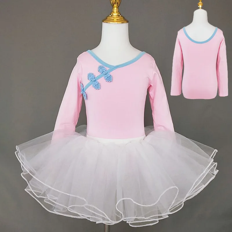 Детское балетное танцевальное платье с длинным рукавом
Детское балетное танцевальное платье с длинным рукавом