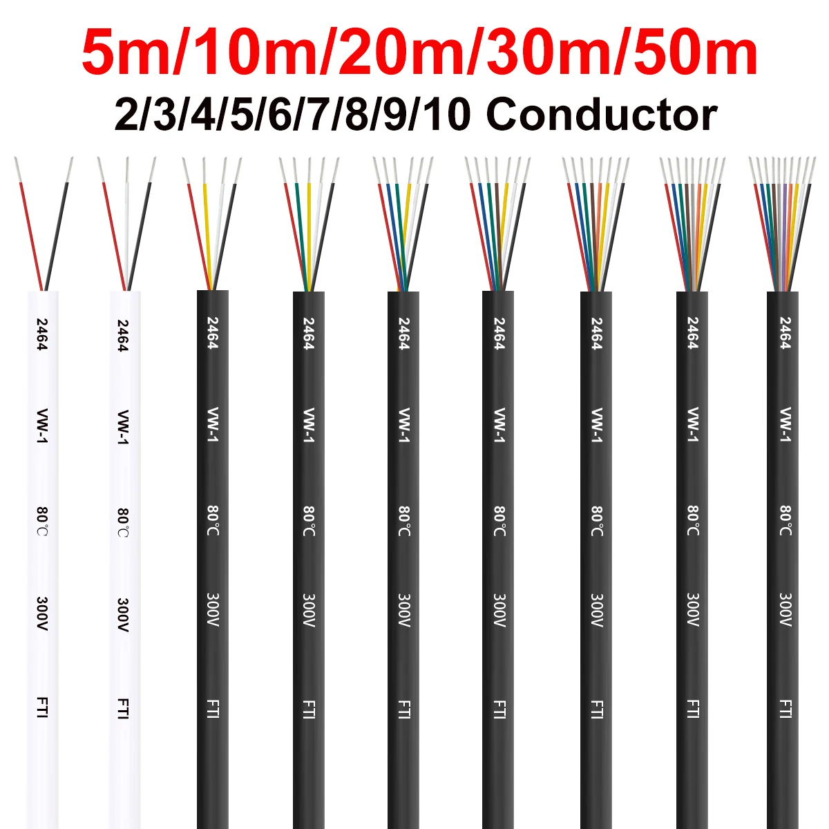 LED Strip Extension Cable 2 3 4 5 6 7 8 Cores Conductor Solder Wire 18 16 14AWG Flexible Automotive Cable For Audio Speakers
LED Strip Extension Cable 2 3 4 5 6 7 8 Cores Conductor Solder Wire 18 16 14AWG Flexible Automotive Cable For Audio Speakers