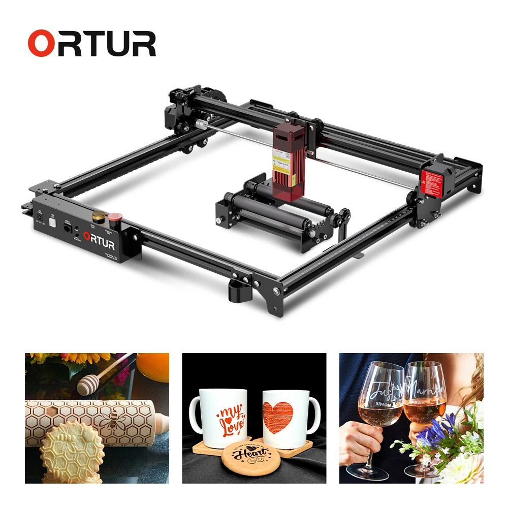 ORTUR Lazer Master 2 Laser Engraving Cutting Machine with Rotary Roller YRR3.0 Marking For Cylindrical Shaker Bottle Pendant
ORTUR Lazer Master 2 Laser Engraving Cutting Machine with Rotary Roller YRR3.0 Marking For Cylindrical Shaker Bottle Pendant