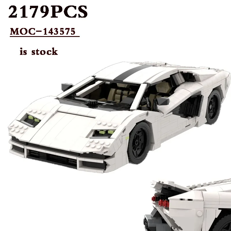 The New MOC-143575 LP5000 White Sports Car Fits 2179 Pieces 42115 Children's Toys Building Blocks Toys Birthday Gifts
The New MOC-143575 LP5000 White Sports Car Fits 2179 Pieces 42115 Children's Toys Building Blocks Toys Birthday Gifts
