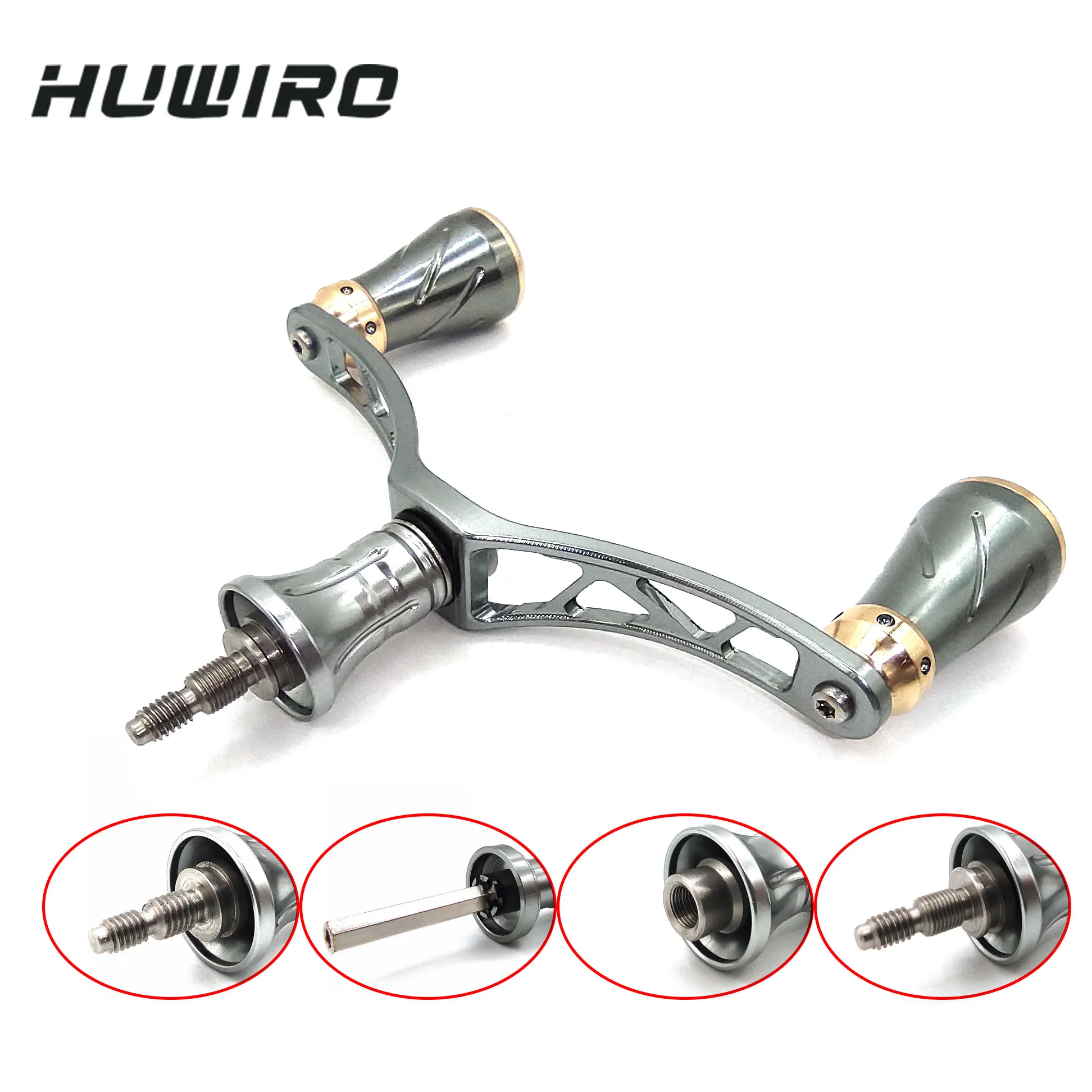 Lightweight Metal Dual-grip Handle for SHIMANO and DAIWA Spinning Fishing Reel Knobs with Bearings Fishing Reel Double Handles
Lightweight Metal Dual-grip Handle for SHIMANO and DAIWA Spinning Fishing Reel Knobs with Bearings Fishing Reel Double Handles