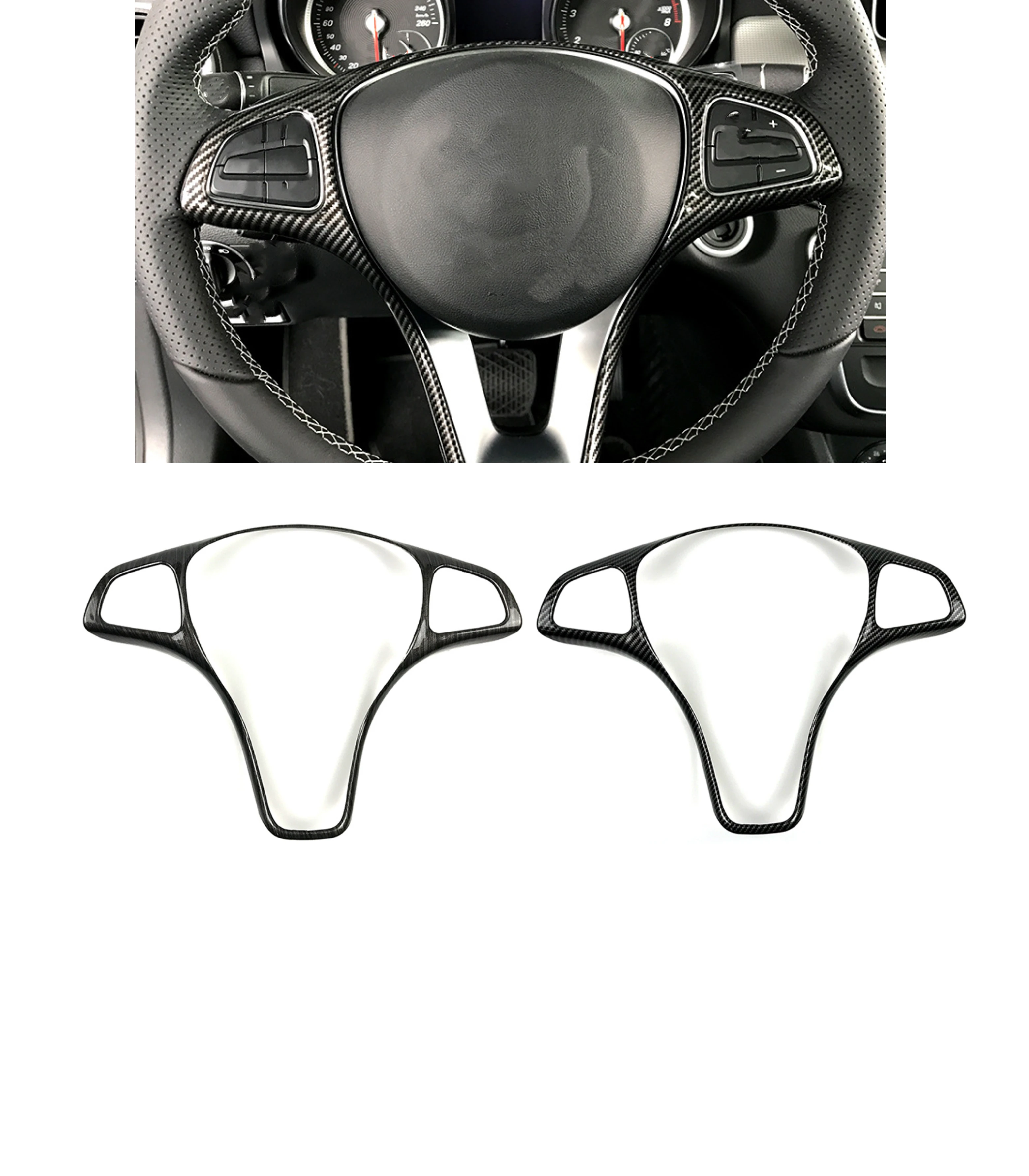 Car Steering Wheel Frame Trim For Mercedes Benz A B C E GLA CLA GLC GLS GLE V Class W176 W246 W205 W213 W117 C117 X156 X253 W447 
Car Steering Wheel Frame Trim For Mercedes Benz A B C E GLA CLA GLC GLS GLE V Class W176 W246 W205 W213 W117 C117 X156 X253 W447