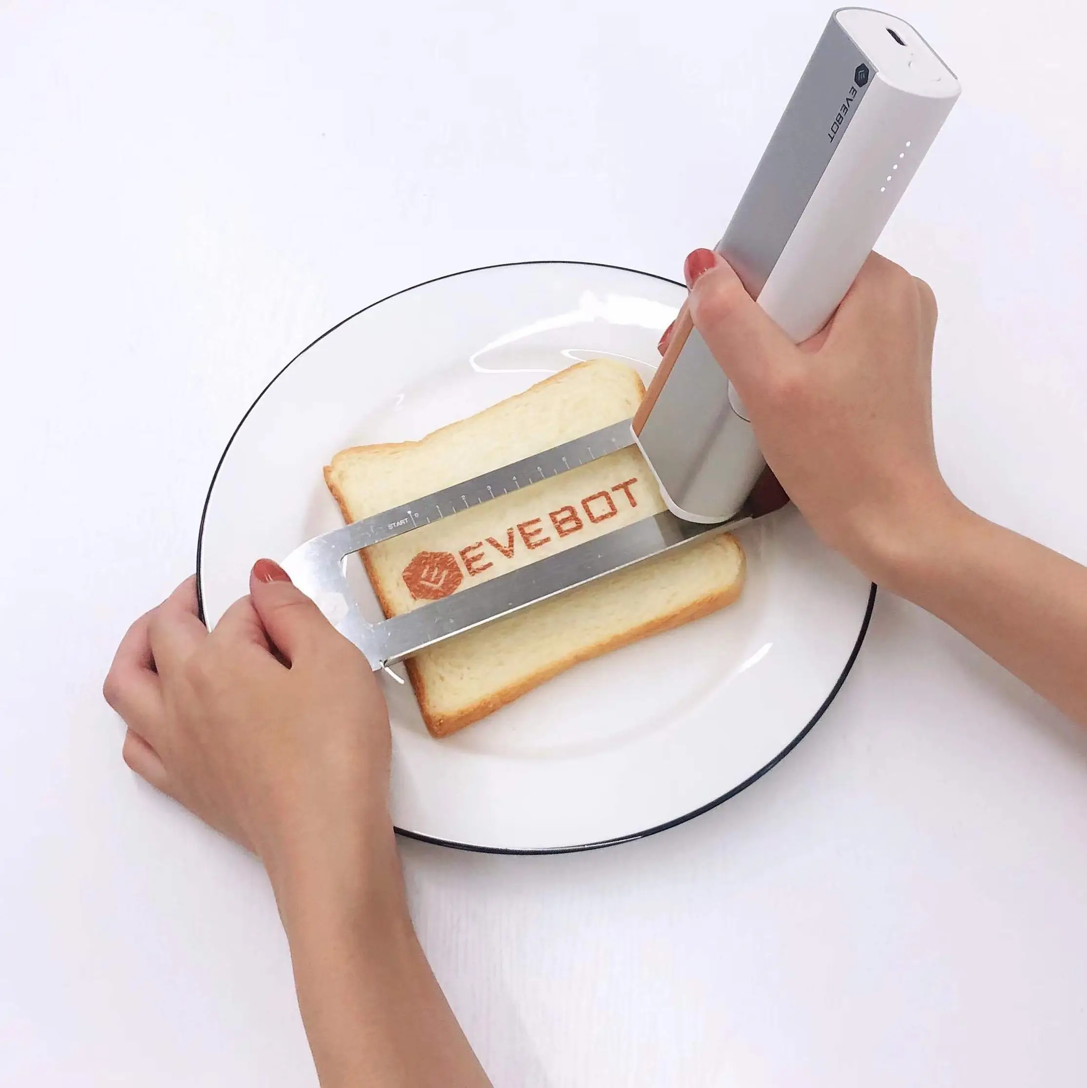 Mini Printer Edible Food Printer on Bread Portable Printpen DIY Food Handheld Printing Inkjet Printer Single Color 2-26mm
Mini Printer Edible Food Printer on Bread Portable Printpen DIY Food Handheld Printing Inkjet Printer Single Color 2-26mm