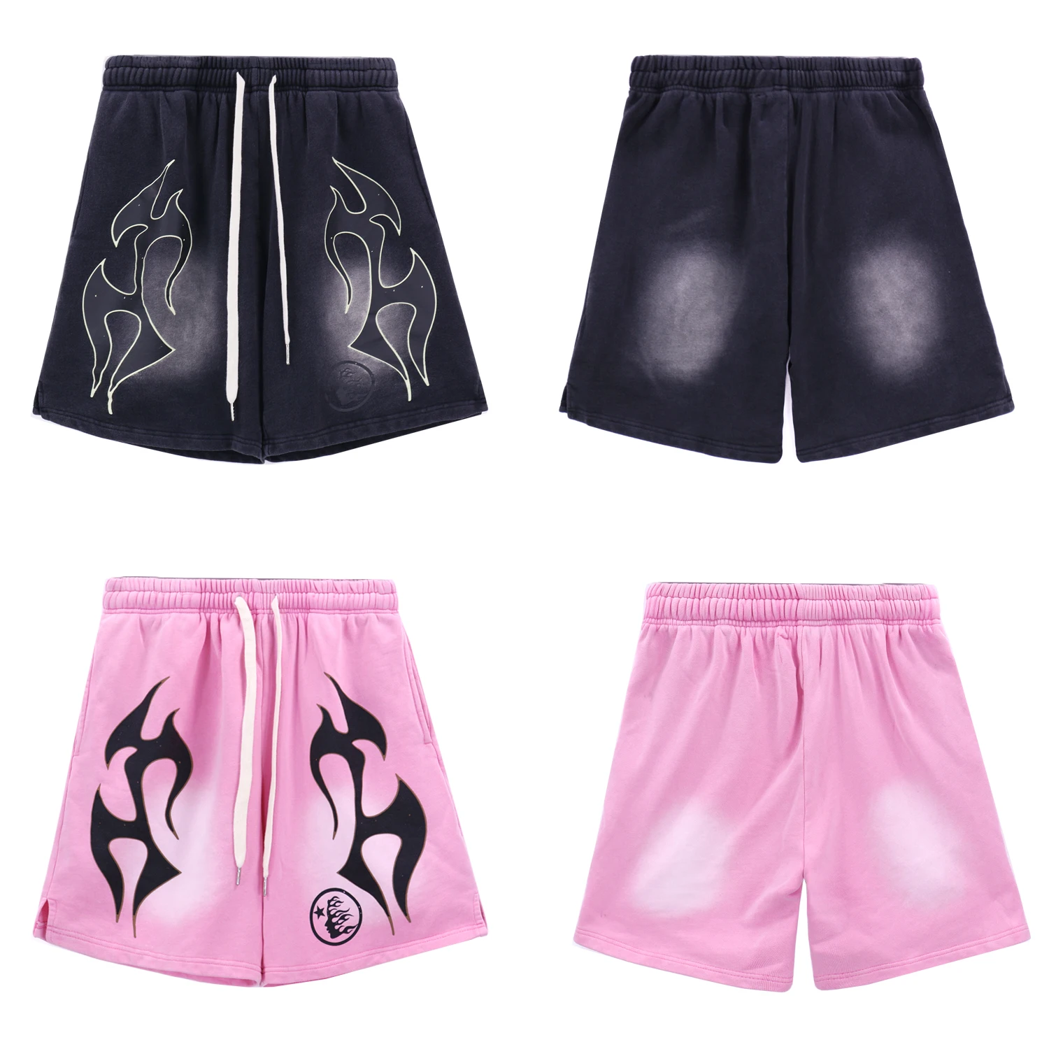Vintage Hellstar Shorts High Street Hip Hop Fashion Casual print High quality Men's and women's letter 5 cent shorts
Vintage Hellstar Shorts High Street Hip Hop Fashion Casual print High quality Men's and women's letter 5 cent shorts