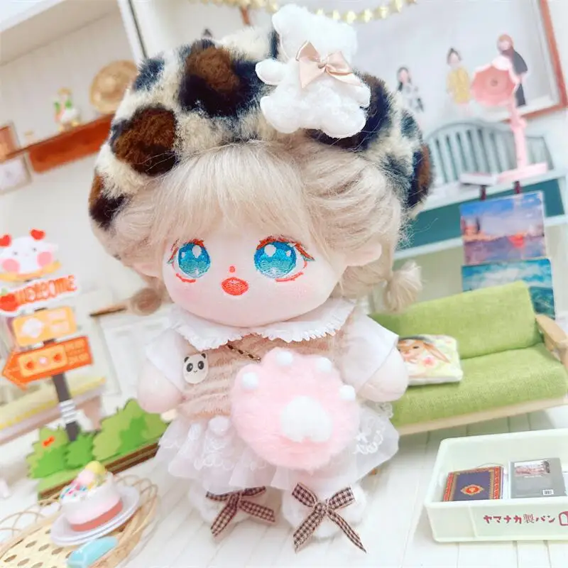 5Pcs Kawaii Fluffy Hat Shirt Suit Plush Idol Doll Cute Stuffed Fat Body Cotton No Attributes Doll for 20cm DIY Clothes Accessory
5Pcs Kawaii Fluffy Hat Shirt Suit Plush Idol Doll Cute Stuffed Fat Body Cotton No Attributes Doll for 20cm DIY Clothes Accessory