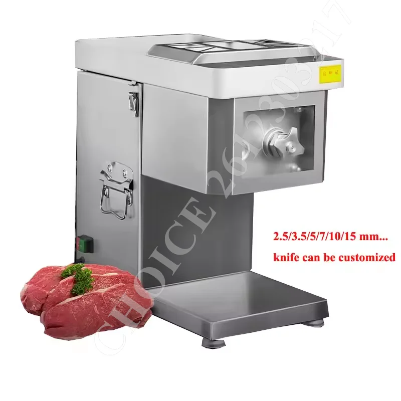 Automatic Commercial Slicing Machine Fresh Meat Slicing Shredding Dicing Detachable Blade Electric Meat Cutting Machine 
Automatic Commercial Slicing Machine Fresh Meat Slicing Shredding Dicing Detachable Blade Electric Meat Cutting Machine