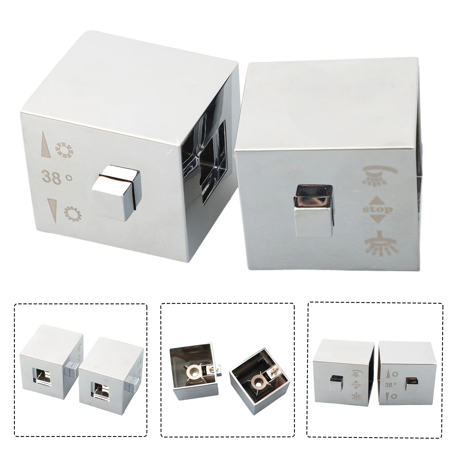 Temperature Control Switch Control Knob Handle 1 Pair Bathtub Faucets Parts For SMA Thermostatic Bath High Quality
Temperature Control Switch Control Knob Handle 1 Pair Bathtub Faucets Parts For SMA Thermostatic Bath High Quality
