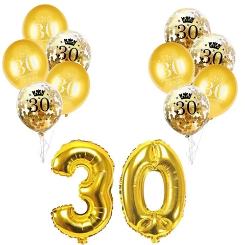 

Black Gold Party 30 40 50 60 Years Birthday Party Disposable Tableware 30th 40th 50th Adult Birthday Party Decorations Supplies