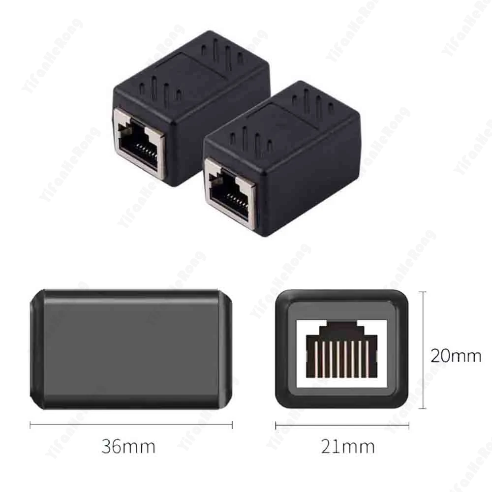 

RJ45 connector Network extender Ethernet Kabel RJ45 extender adapter Gigabit interface Female to Female network connector