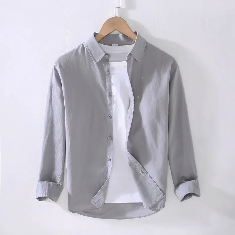 2023 New Spring Summer Vintage Clothes Men Linen Cotton Long Sleeve Shirt Top Quality Fitness Breathable Tops Shirts
2023 New Spring Summer Vintage Clothes Men Linen Cotton Long Sleeve Shirt Top Quality Fitness Breathable Tops Shirts