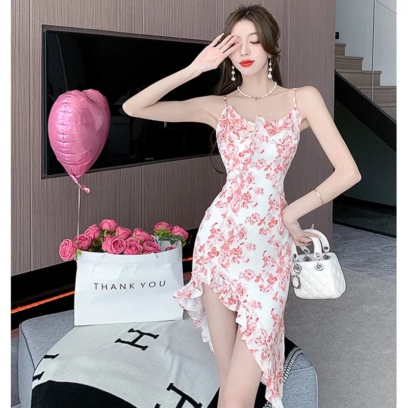 2023 Dress Summer New Design Feel Pure Fragmented Flowers Irregular Ruffle Strap Free Shipping
2023 Dress Summer New Design Feel Pure Fragmented Flowers Irregular Ruffle Strap Free Shipping