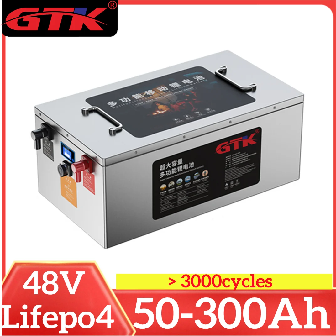 GTK BMS 16S 48V 200Ah Lifepo4 50Ah 100Ah 120Ah 150Ah 180Ah 300Ah Battery for Inverter UPS Backup Power Solar Storage RV
GTK BMS 16S 48V 200Ah Lifepo4 50Ah 100Ah 120Ah 150Ah 180Ah 300Ah Battery for Inverter UPS Backup Power Solar Storage RV