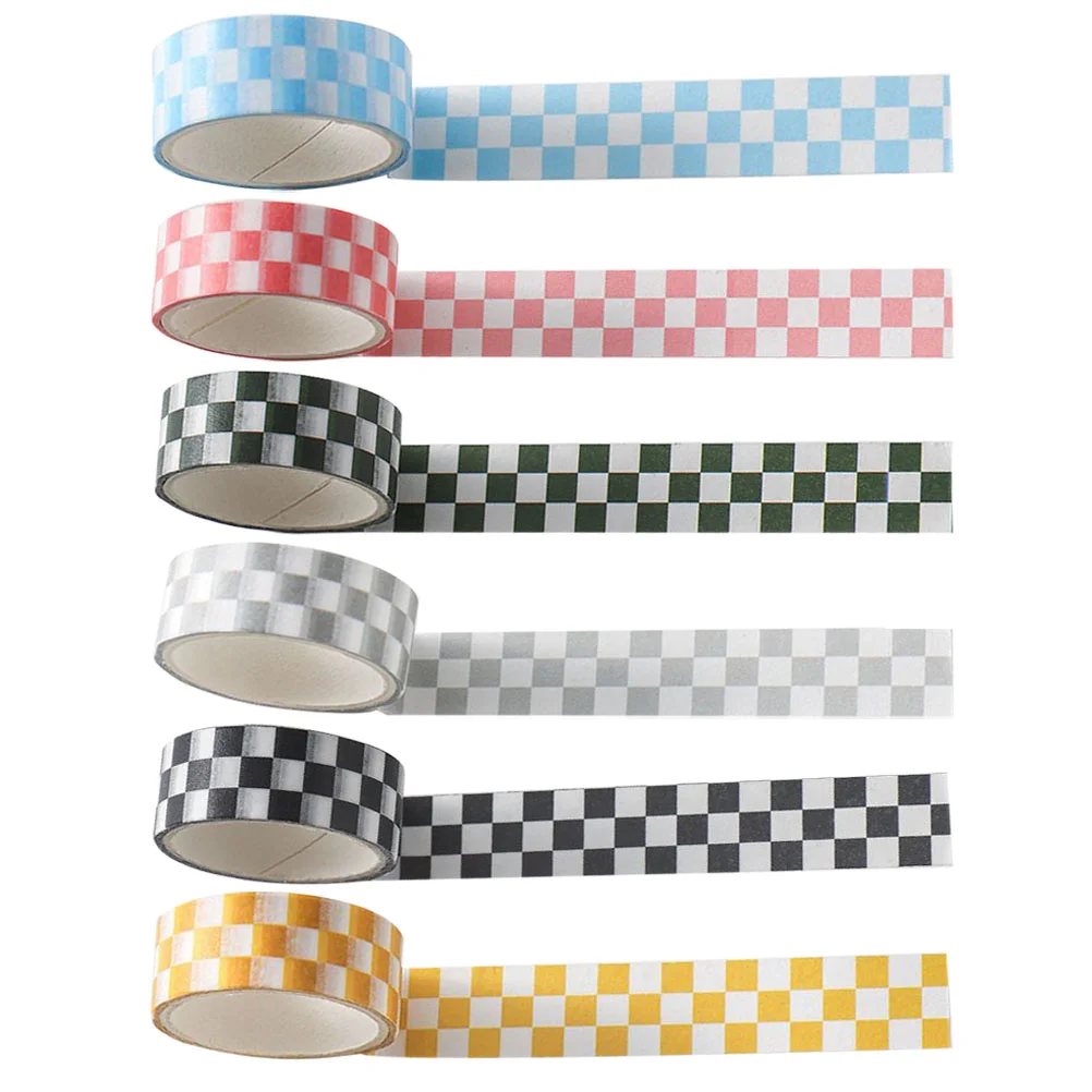 6 Rolls of Scrapbooking Washi Tape Notepad Printing Tape DIY Washi Tape Scrapbook Tape Decoration
6 Rolls of Scrapbooking Washi Tape Notepad Printing Tape DIY Washi Tape Scrapbook Tape Decoration