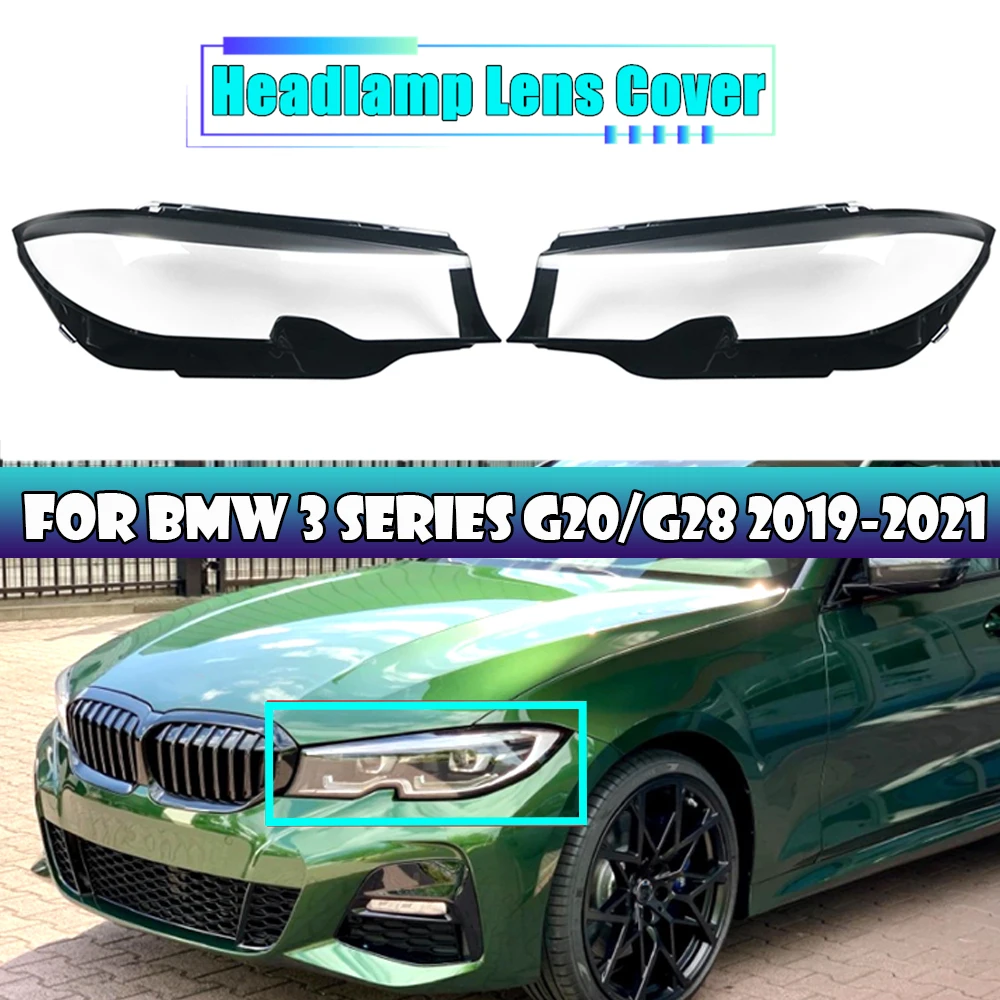Pair Car Front Headlight Lens Cover Transparent Head Light Lamp Shell for BMW 3 Series G20 G28 320i 330i 325i 2019 2020 2021
Pair Car Front Headlight Lens Cover Transparent Head Light Lamp Shell for BMW 3 Series G20 G28 320i 330i 325i 2019 2020 2021