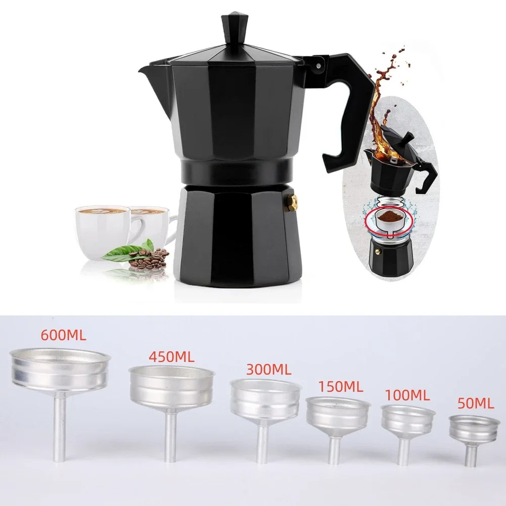 Aluminum Mocha Funnel Filter Replacement For Espresso 1/2/3/6/9/12 Cup Coffee Sealing Coffee Maker Funnel Filter
Aluminum Mocha Funnel Filter Replacement For Espresso 1/2/3/6/9/12 Cup Coffee Sealing Coffee Maker Funnel Filter