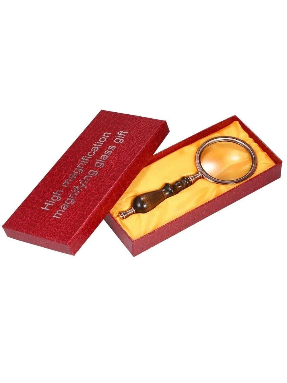 

Handheld Magnifier 10X Reading Magnifying Glass Portable Jewelry Antique Loupe with High Magnification Power Lens