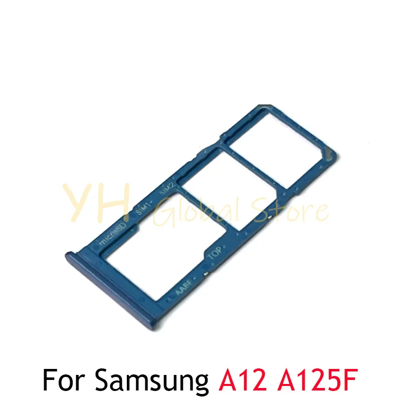 

For Samsung Galaxy A12 A125 A125F Sim Card Board Micro SD Card Reader Adapters Repair Parts