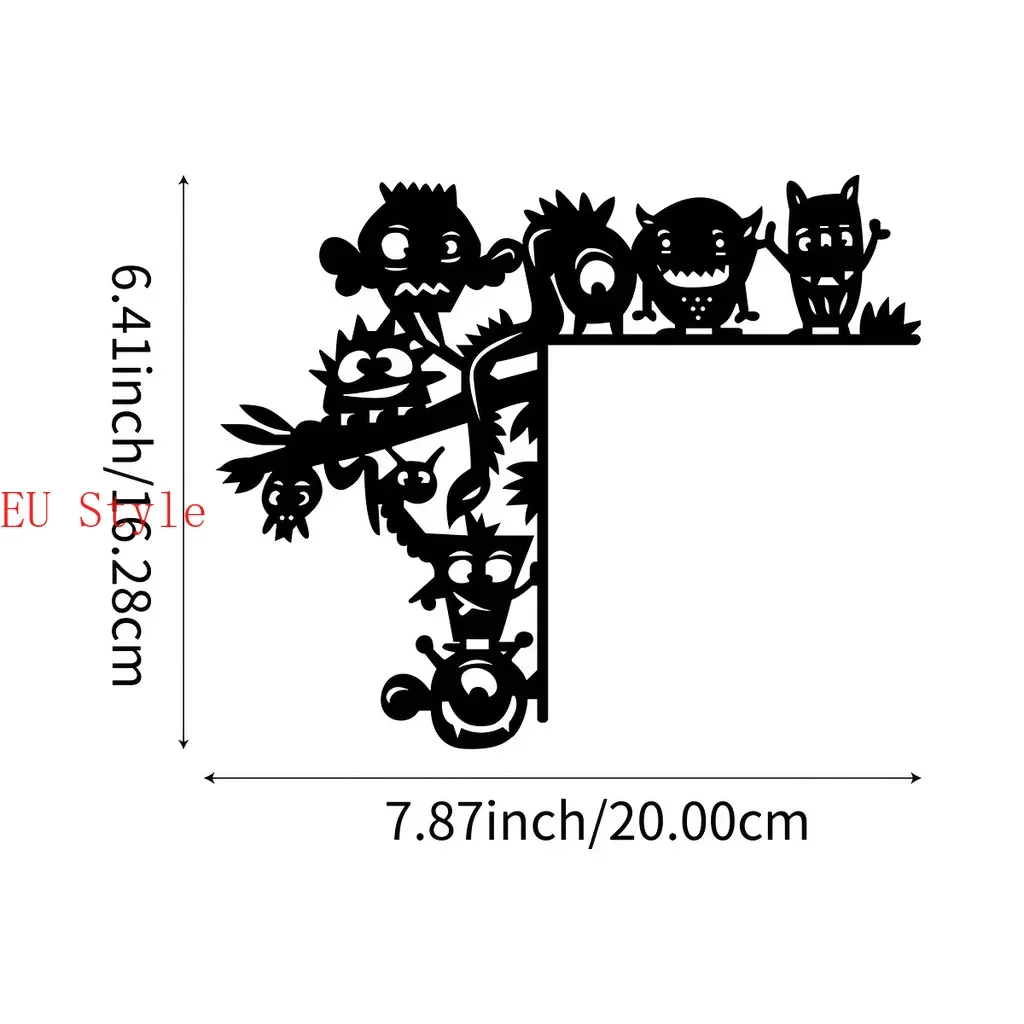Spooky Decorative Wall Stickers Decor Door Corner Decoration Door Frame Corner Decoration Decor Wall Hanging Art Decoration Out
Spooky Decorative Wall Stickers Decor Door Corner Decoration Door Frame Corner Decoration Decor Wall Hanging Art Decoration Out