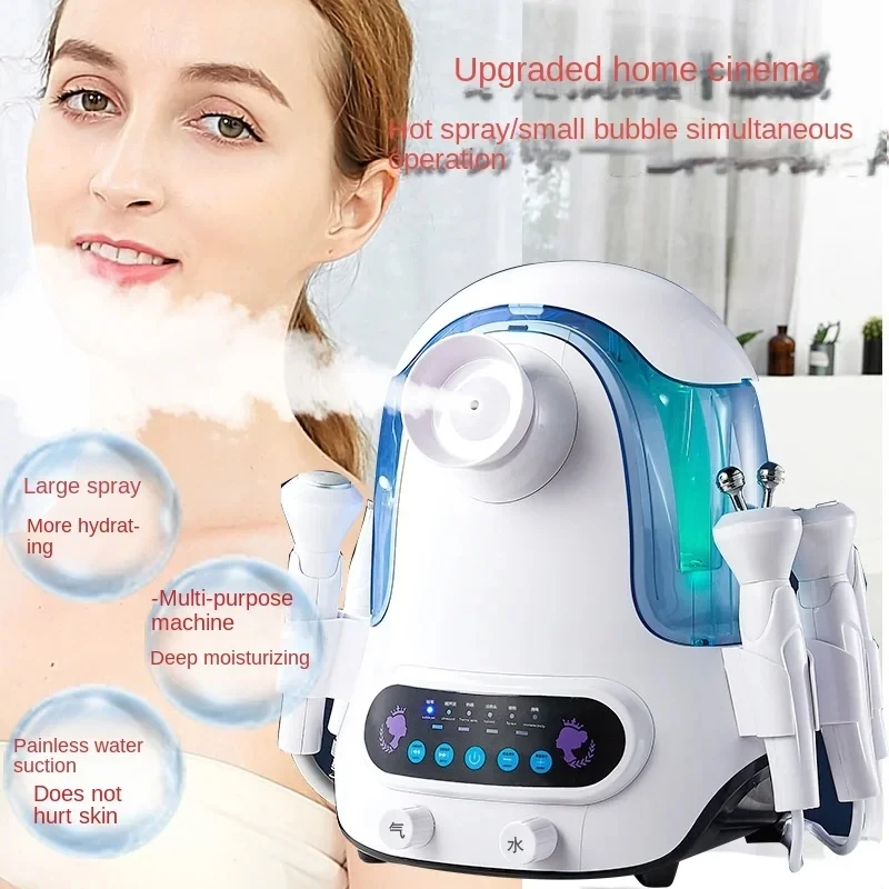 

H2-O2 6-in-1 Hydrodermabrasion Machine, Water Dermabrasion Beauty Equipment, Biolifting, Facial Spa