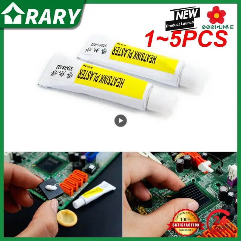 

1~5PCS 5g Thermal Pads Conductive Heatsink Plaster Viscous Adhesive Glue For Chip VGA RAM LED IC Cooler Radiator Cooling
