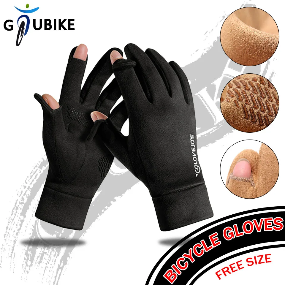 GTUBIKE Bicycle Gloves Winter Thermal Men Women Anti-slip Palm Fleece Warmth Windproof Outdoor Fishing Sports Cycling Jog Gloves
GTUBIKE Bicycle Gloves Winter Thermal Men Women Anti-slip Palm Fleece Warmth Windproof Outdoor Fishing Sports Cycling Jog Gloves
