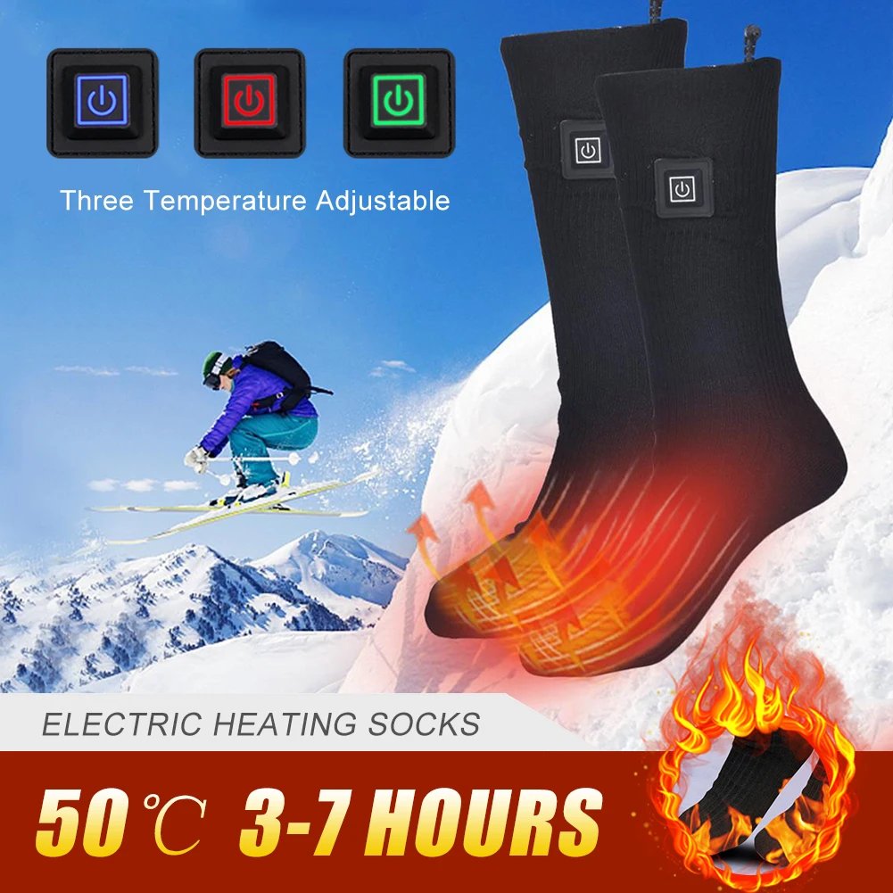 Winter Electric Heated Socks Adjustable Men Women Thermal Heating Thermosocks Foot Warmer Socks Trekking Ski Outdoor Warm Socks
Winter Electric Heated Socks Adjustable Men Women Thermal Heating Thermosocks Foot Warmer Socks Trekking Ski Outdoor Warm Socks