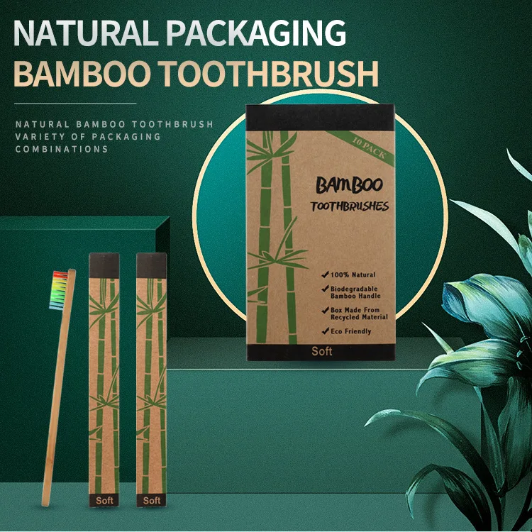 Cross Border Single Bamboo Toothbrush Set Natural Bamboo Toothbrush Tablet Set Ten Pack Bamboo Products Toothbrush
Cross Border Single Bamboo Toothbrush Set Natural Bamboo Toothbrush Tablet Set Ten Pack Bamboo Products Toothbrush
