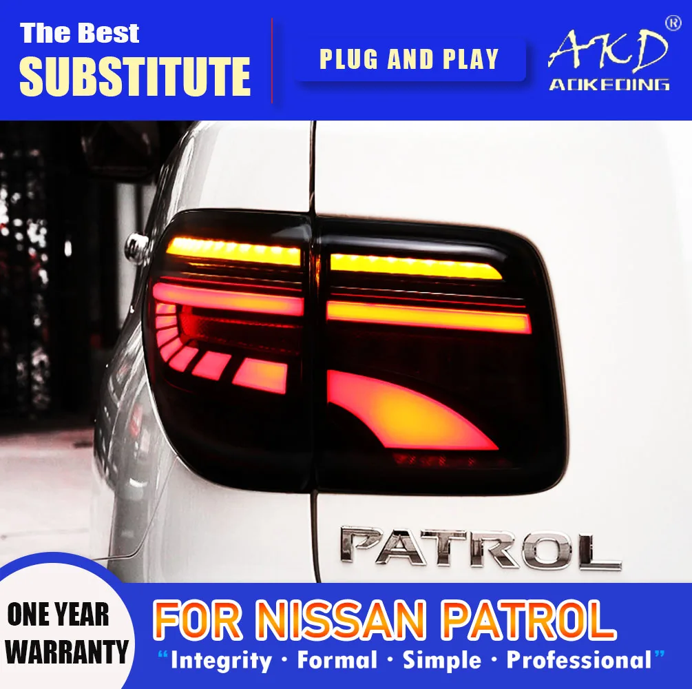 AKD Tail Lamp for Nissan Patrol Y62 LED Tail Light 2008-2019 Tourle Rear Fog Brake Turn Signal Automotive Accessories
AKD Tail Lamp for Nissan Patrol Y62 LED Tail Light 2008-2019 Tourle Rear Fog Brake Turn Signal Automotive Accessories