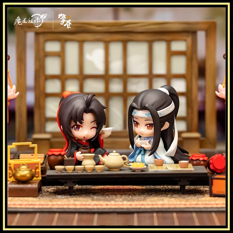 

Anime Modaozushi Figure Toys Model Patriarch of Magic Dao Wei Wuxian Lan Wangjji Q Version Pvc Model Decoration Kids Gifts