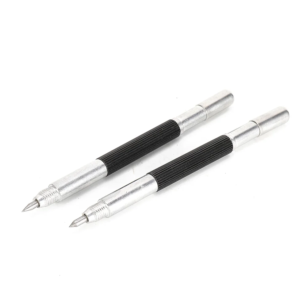 Durable New Practical Scribing Pen Tools Pack Tungsten Carbide Tip 2pcs Double Ended Lettering pen Marking pen
Durable New Practical Scribing Pen Tools Pack Tungsten Carbide Tip 2pcs Double Ended Lettering pen Marking pen