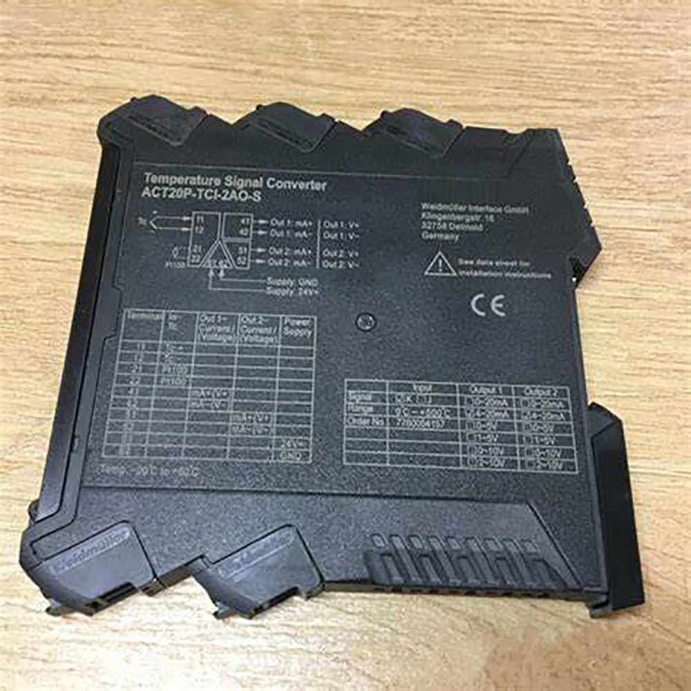 ACT20P-TCI-2AO-S 7760054237 NEW Temperature Signal Converter Fast Ship Works Perfectly High Quality
ACT20P-TCI-2AO-S 7760054237 NEW Temperature Signal Converter Fast Ship Works Perfectly High Quality