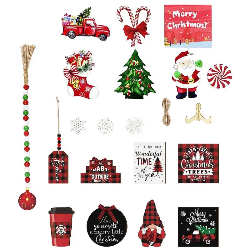 Christmas Gingerbread Tiered Tray Decor Santa Claus Red Truck Wooden Merry Christmas Sign Christmas Supplies Accessories
Christmas Gingerbread Tiered Tray Decor Santa Claus Red Truck Wooden Merry Christmas Sign Christmas Supplies Accessories