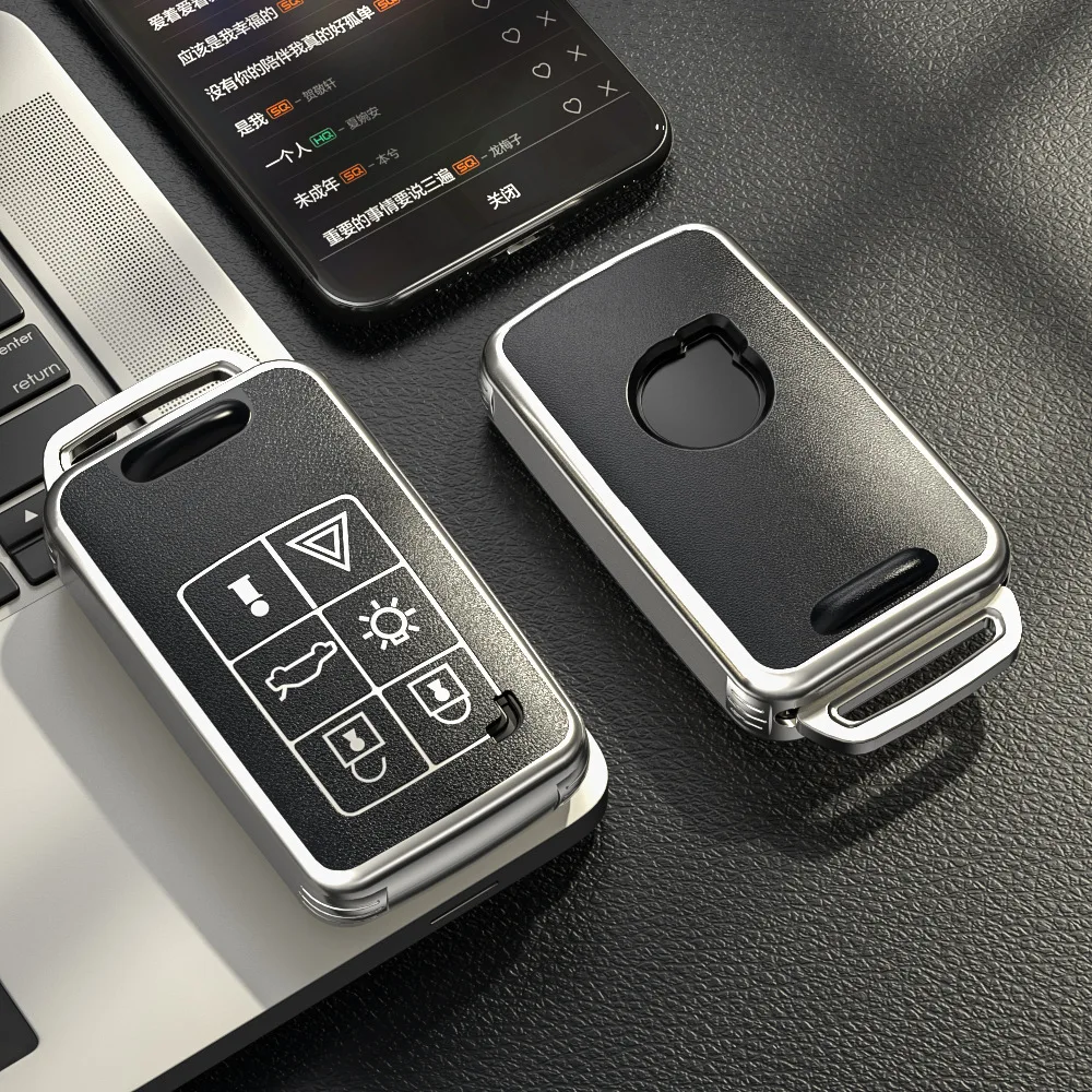 5 6 Button Premium Leather Car Remote Key Fob Cover Case Holder Shell Protector for Volvo XC60 V60 S60 XC70 V40 Key Accessories
5 6 Button Premium Leather Car Remote Key Fob Cover Case Holder Shell Protector for Volvo XC60 V60 S60 XC70 V40 Key Accessories