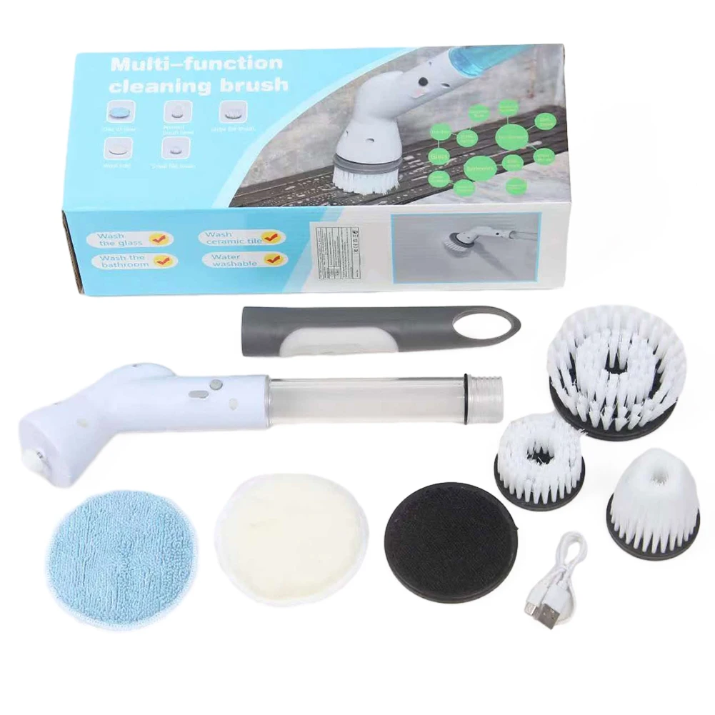 Wireless Bathroom Cleaning Brush Powerful Cleaning Fast Charging 360 Degree Cleaning Hangable Storage 3 Brush Heads
Wireless Bathroom Cleaning Brush Powerful Cleaning Fast Charging 360 Degree Cleaning Hangable Storage 3 Brush Heads