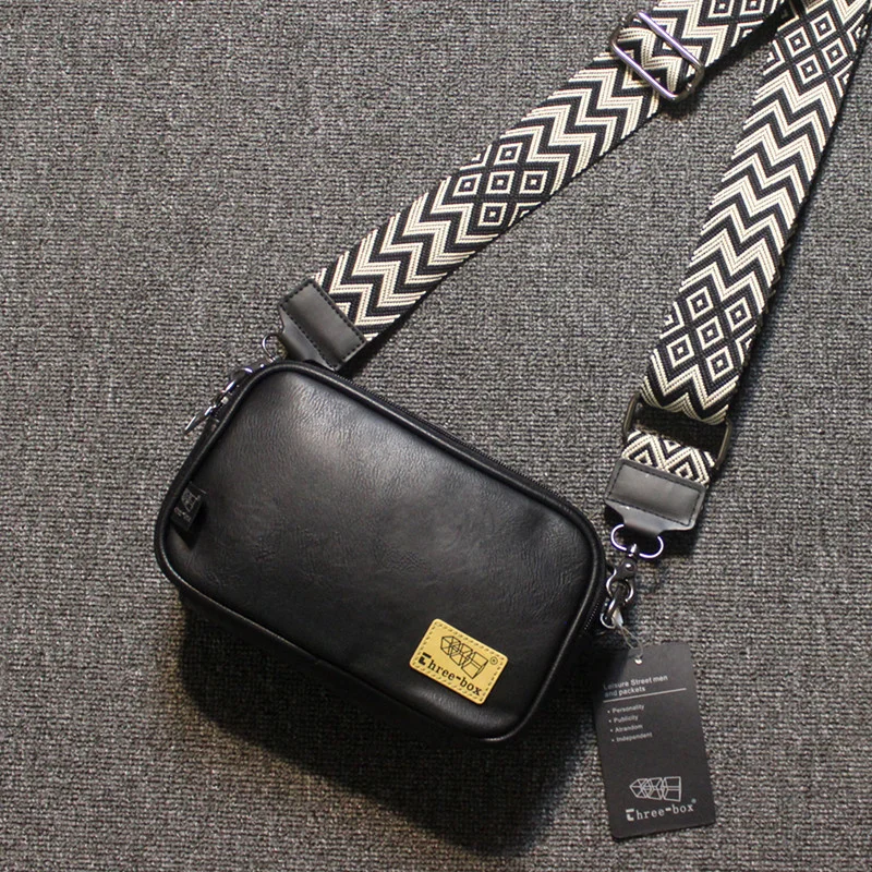 Fashion Simple Men's Crossbody Bag Leather Strap Shoulder Bag Korean Style Students Messenger Bag Casual Man Handbag
Fashion Simple Men's Crossbody Bag Leather Strap Shoulder Bag Korean Style Students Messenger Bag Casual Man Handbag