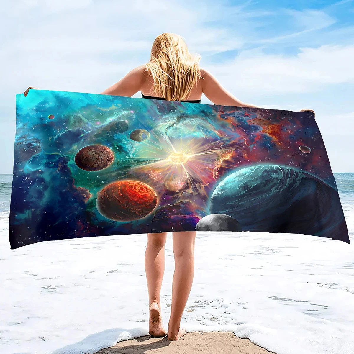 Outer Space Galaxy Beach Towel Mysterious Starry Sky Planet Bath Towel Absorbent Quick Dry Sand Free Camping Sport Travel Towels
Outer Space Galaxy Beach Towel Mysterious Starry Sky Planet Bath Towel Absorbent Quick Dry Sand Free Camping Sport Travel Towels