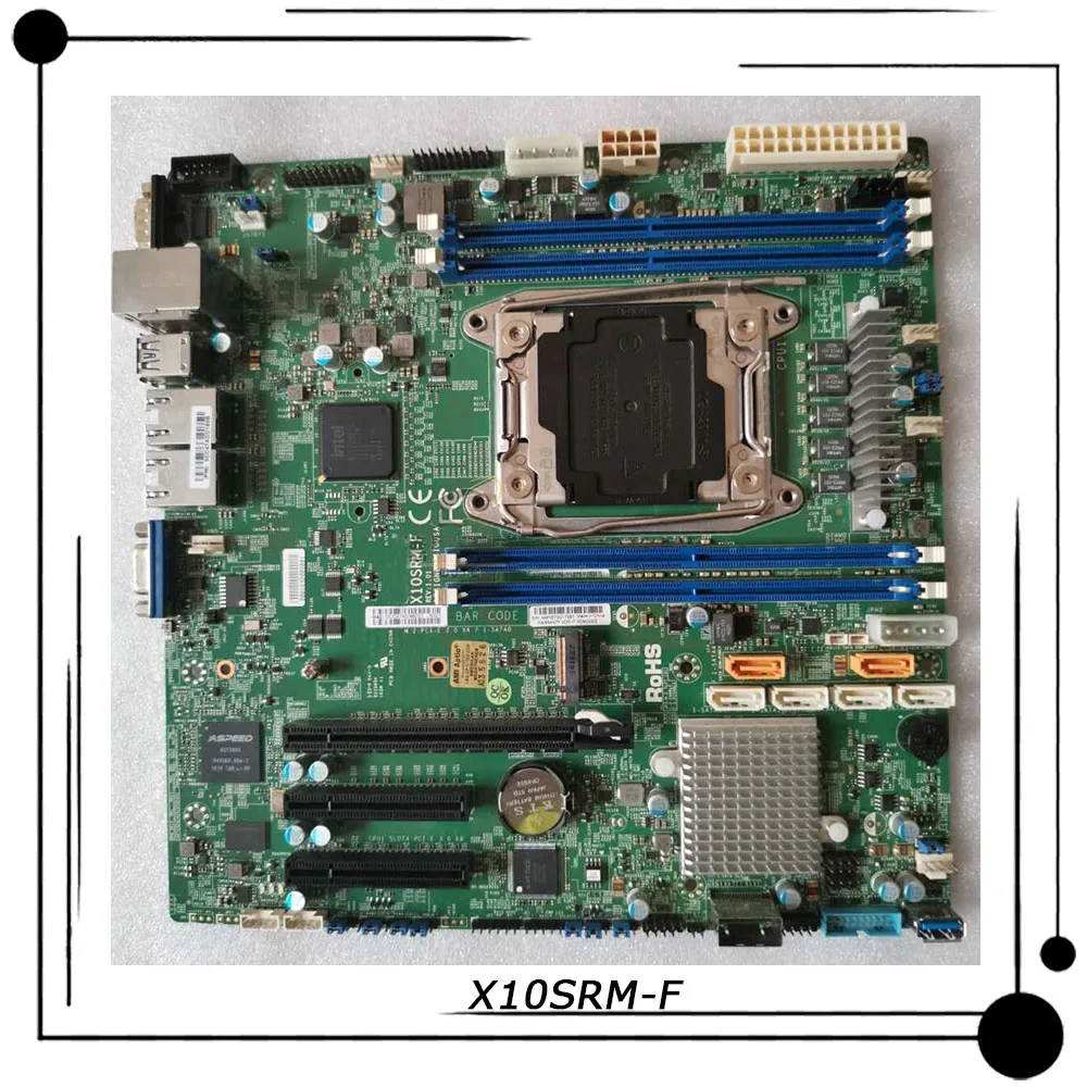 

For Supermicro Single-socket Server Micro-ATX Motherboard C612 LGA 2011 DDR4 Support E5 1600/2600 V3 V4 Perfect Tested X10SRM-F