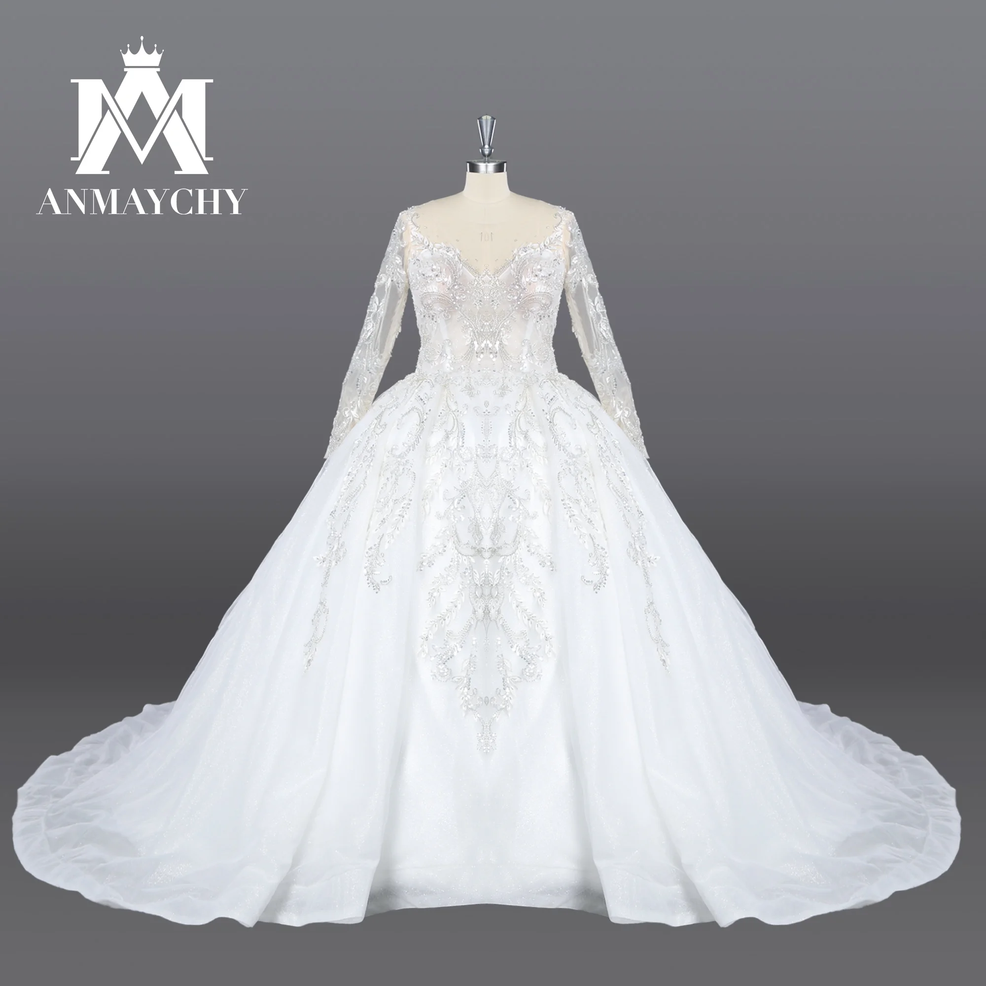 Женское свадебное платье со шлейфом ANMAYCHY, блестящее фатиновое платье с вышивкой сердечком, свадебное платье, 2023
Женское свадебное платье со шлейфом ANMAYCHY, блестящее фатиновое платье с вышивкой сердечком, свадебное платье, 2023