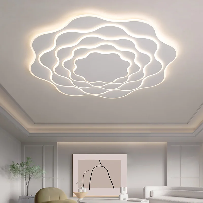 

Modern LED Ceiling Light For Living Room Dining Room Bedroom Hall Creative Acrylic Chandelier Dimmable Lighting Fixture Luster